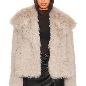 Astr Cream Teddy Jacket